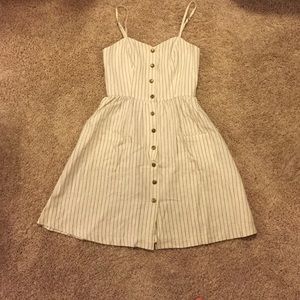 Pin-Stripe Summer Dress