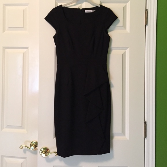 Calvin Klein Dresses & Skirts - Structured Black Calvin Klein Dress