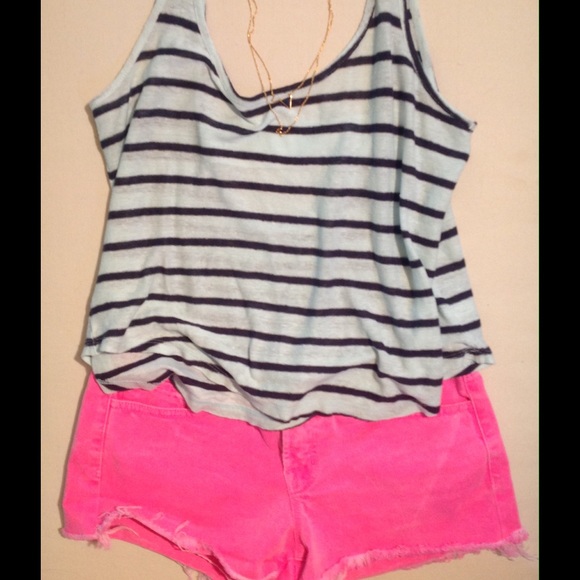 Blue Stripped Tank