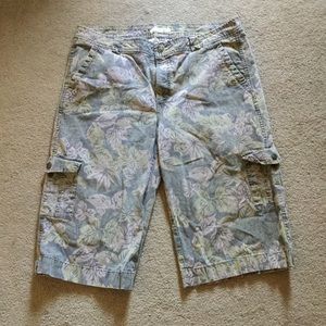 Floral Camo Cargo Shorts