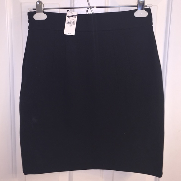 NWT - Express Black High Waisted Mini Skirt, 4 - Picture 4 of 4