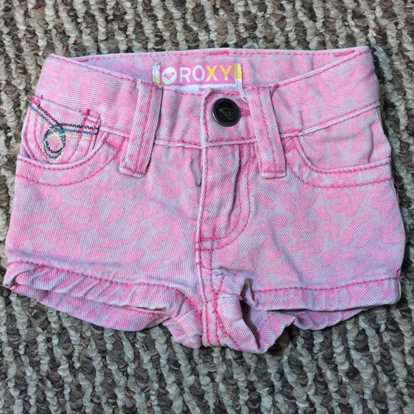Roxy Teenie Wahine 6-9 Months Pink Shorts