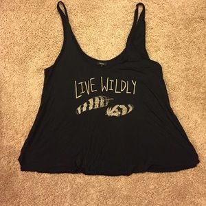 "Live Wildly" Tank Top