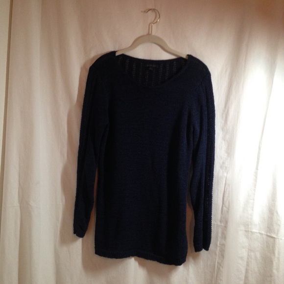 Rachel Zoe Gorgeous Navy Knit Sweater 🍁 - Picture 2 of 4