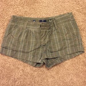American Eagle Plaid Shorts