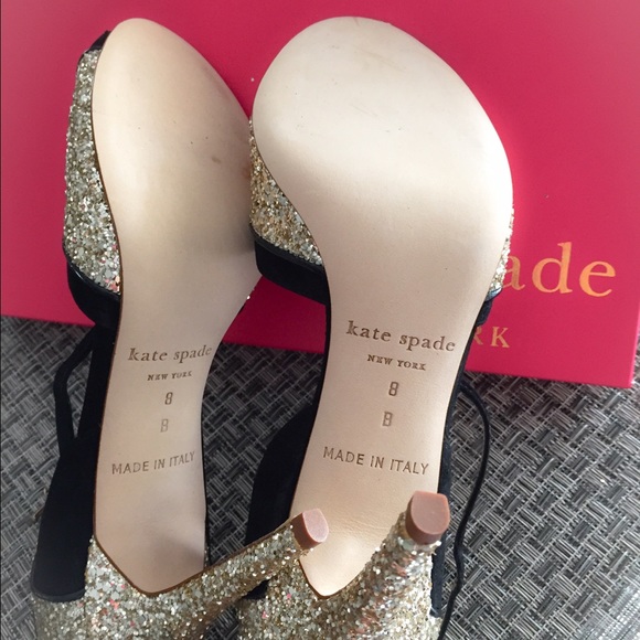 📍SOLD📍Kate Spade Glitter Heels - Picture 4 of 5
