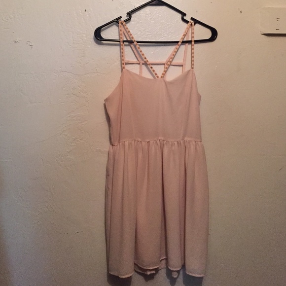 Light pink sequin strap dress from Ross