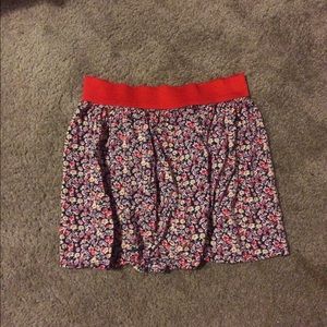floral skirt