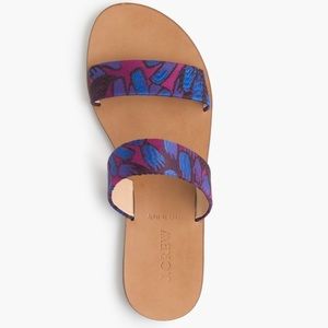 Sandals- J. Crew Midnight Floral print