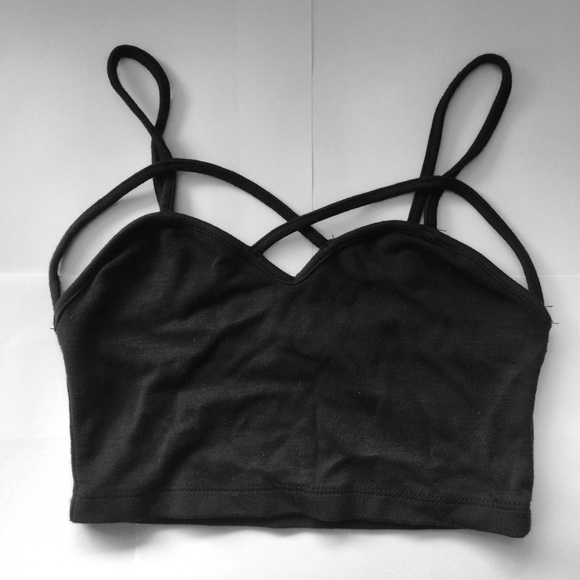 ❌SOLD❌Brandy Melville black caged bralette