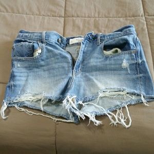 Abercrombie and Fitch high waisted shorts