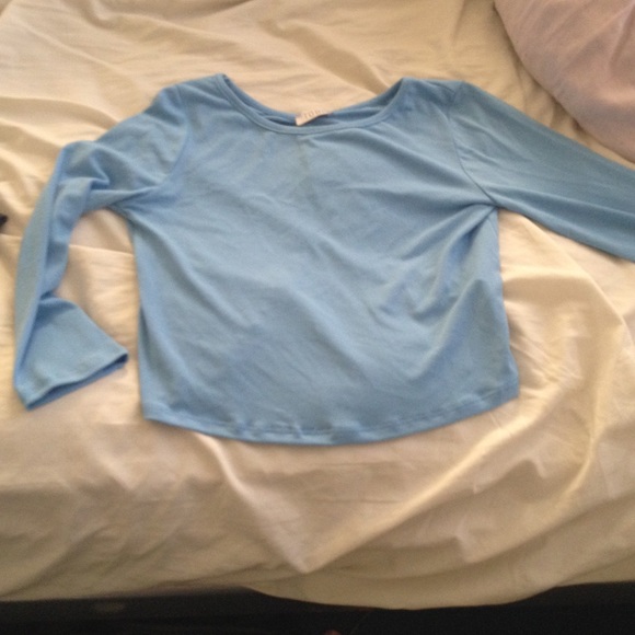 Light Blue Crop top