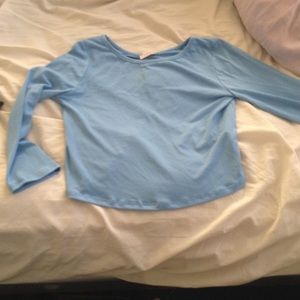 Light Blue Crop top