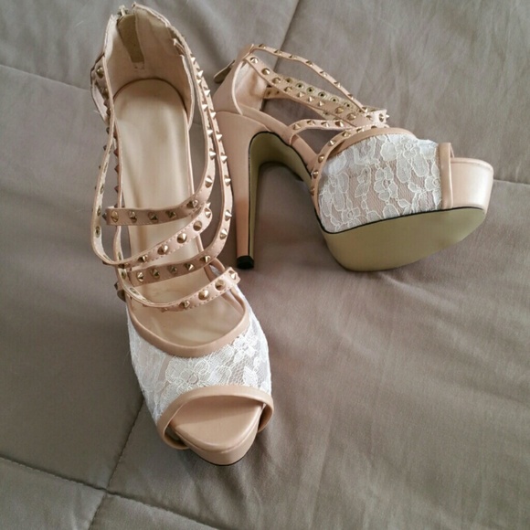 High heel shoes