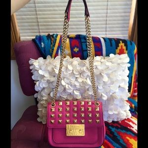 Studded Pink Michael Kors Crossbody