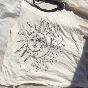 Brandy Melville sun and moon tank