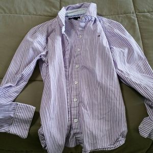 Purple button up