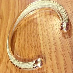 Sterling silver bangle bracelet