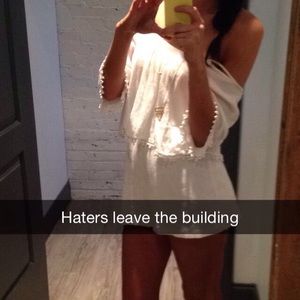 Off the shoulder romper