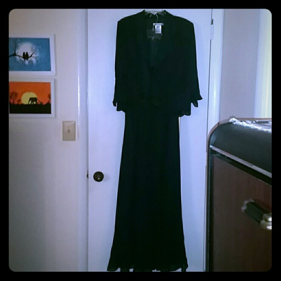 Plaza South Full length dress and jacket.