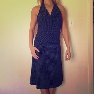 Cute, flattering polka dot dress