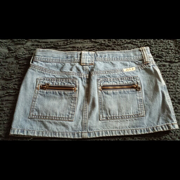 Abercrombie & fitch demin mini skirt sz 2