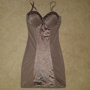 Marilyn Monroe Mauve Lingerie Body Slimmer Sz L