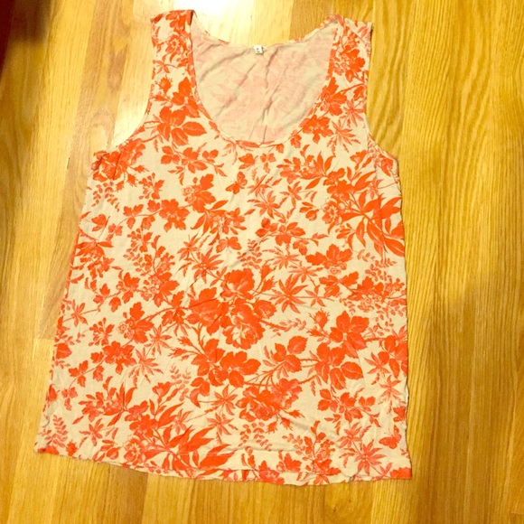J Crew Floral Print Tank