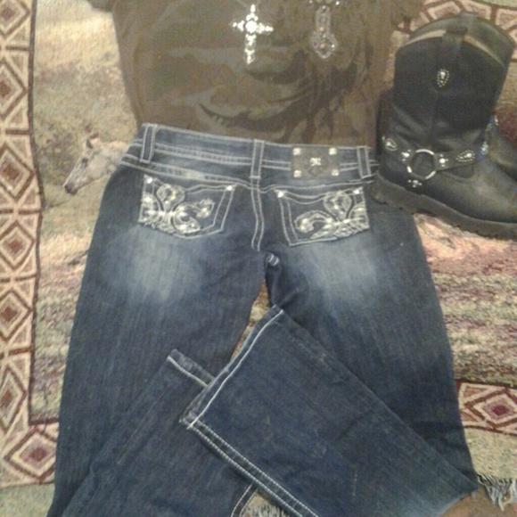 Miss Me Jeans with Silver gorgeous pocket design