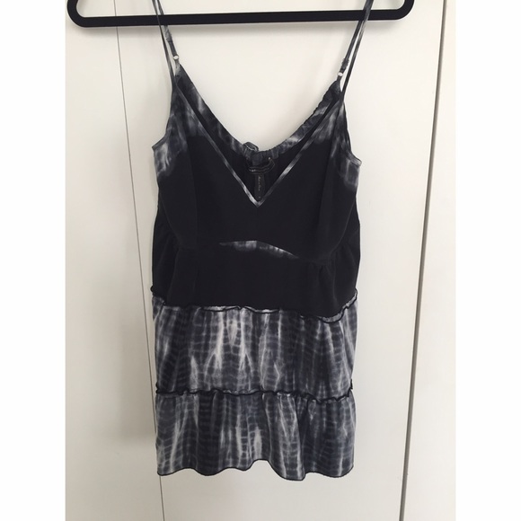 BCBG TIE DIE TANK TOP