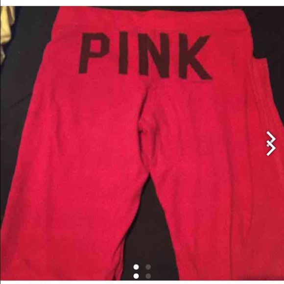 Pink sweatpants