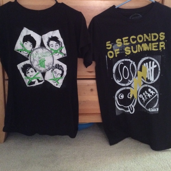 Two 5SOS Tees