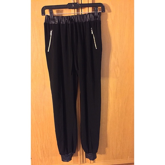 Charlotte Russe Black Joggers