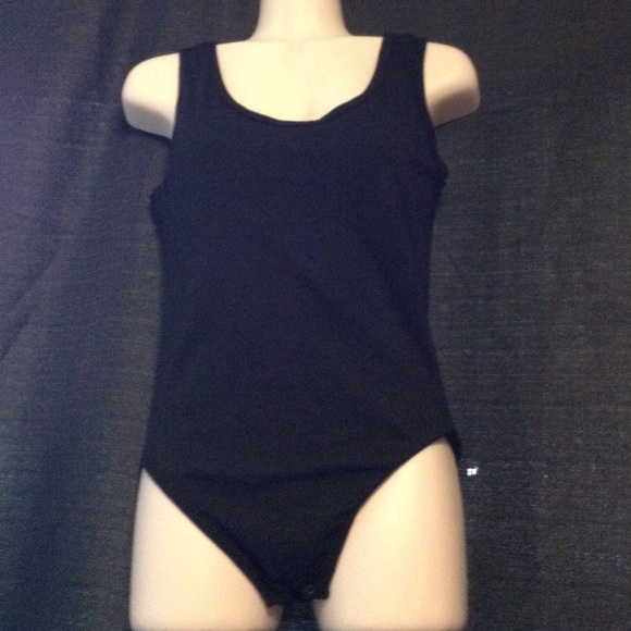 Black one piece bodysuit