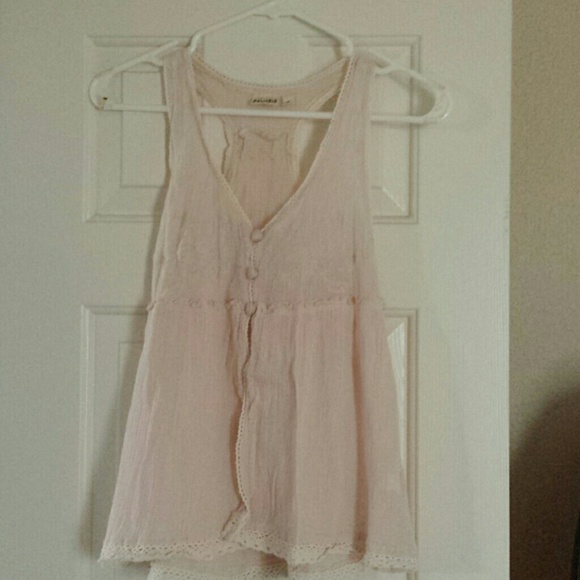 Mudd sz M light pink tank top