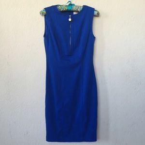 Royal blue Calvin Klein dress