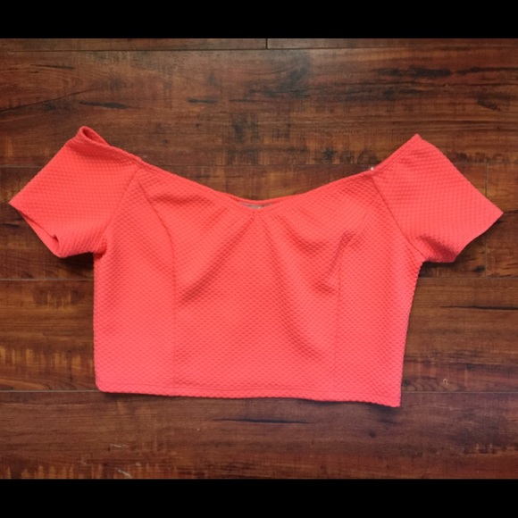 Bright Orange Crop Top