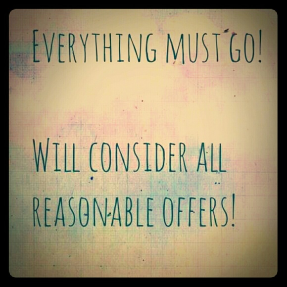Reasonable Offers Considered - Everything Must Go - Picture 1 of 1