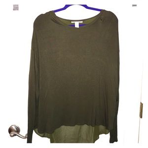 Pretty olive green Kenneth Cole Top