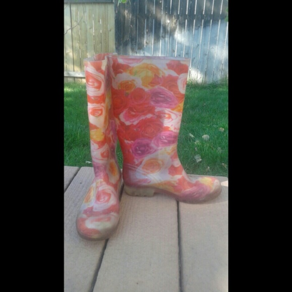 Floral Rainboots
