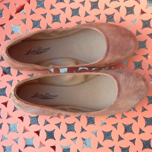 Lucky Brand vintage leather ballet flats