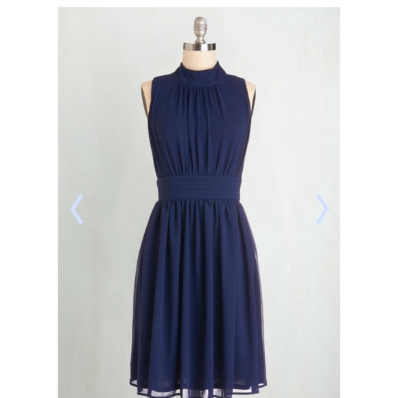 Windy City Dress in Navy