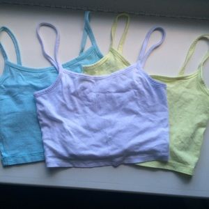 Crop tank tops