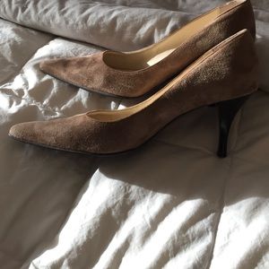 Brown Suede heels