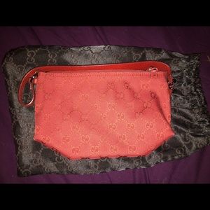 Red Gucci bag