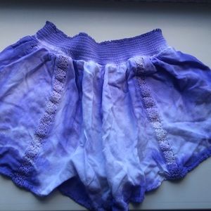 Highwaitsed tiedye shorts