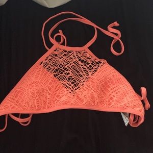Hurley pink bikini top swimsuit