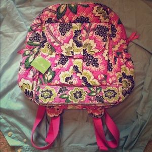 NWT Vera Bradley Bookbag "Priscilla Pink"