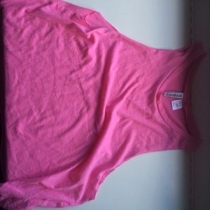 Pink tank top
