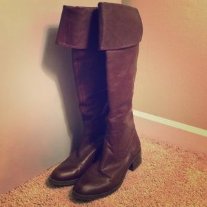 Brown Leather Boots
